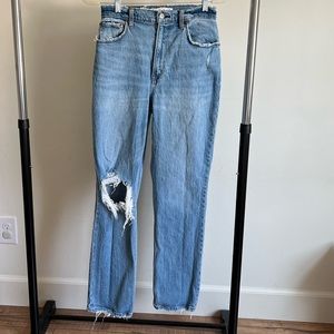 Viral TikTok Abercrombie Jeans! 90’s Straight Ultra High Rise - Curve Love